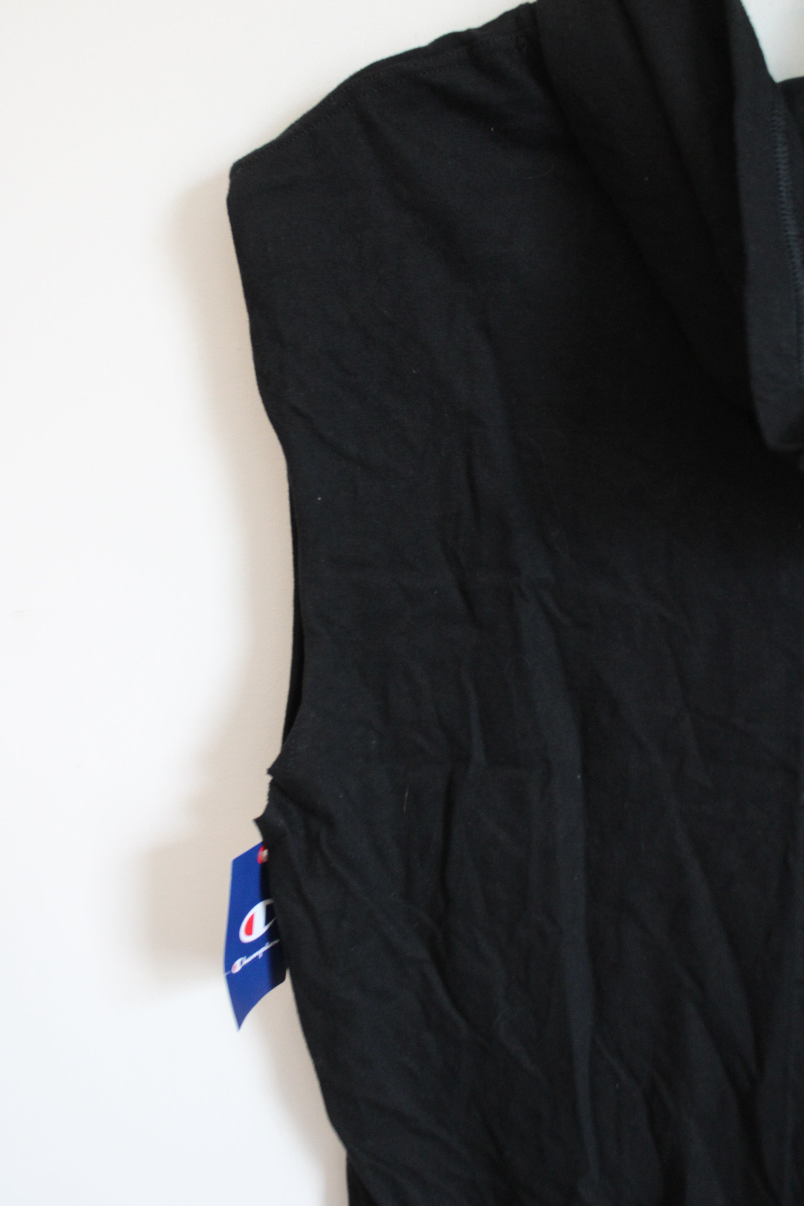 NEW Champion Black Hooded Tank | M