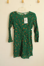 Love Fire Green Floral Cutout Dress | M