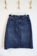 a.n.a High Rise Dark Wash Denim Skirt | 10