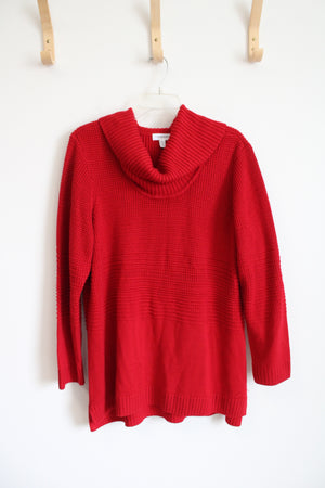 Calvin Klein Red Cowl Neck Sweater | XL