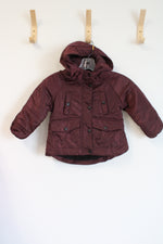 Daniel L Maroon Thick Fleece Lined Winter Coat | Youth 2
