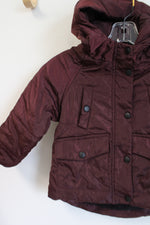 Daniel L Maroon Thick Fleece Lined Winter Coat | Youth 2