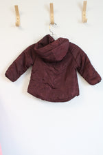 Daniel L Maroon Thick Fleece Lined Winter Coat | Youth 2