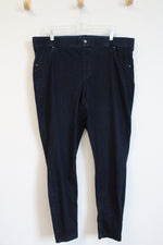 Hue Dark Wash Stretch Denim Pants | 2X