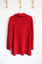 Calvin Klein Red Cowl Neck Sweater | XL