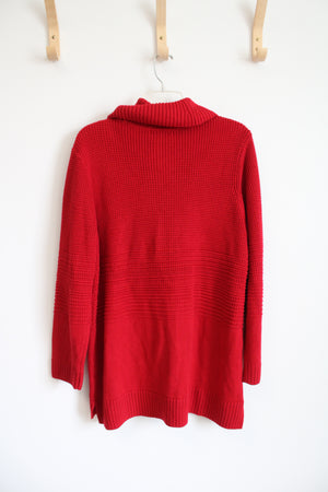 Calvin Klein Red Cowl Neck Sweater | XL