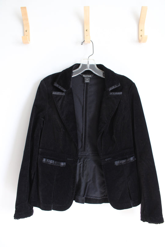 White House Black Market Black Velvet Blazer | 2