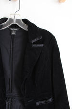 White House Black Market Black Velvet Blazer | 2