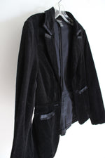 White House Black Market Black Velvet Blazer | 2