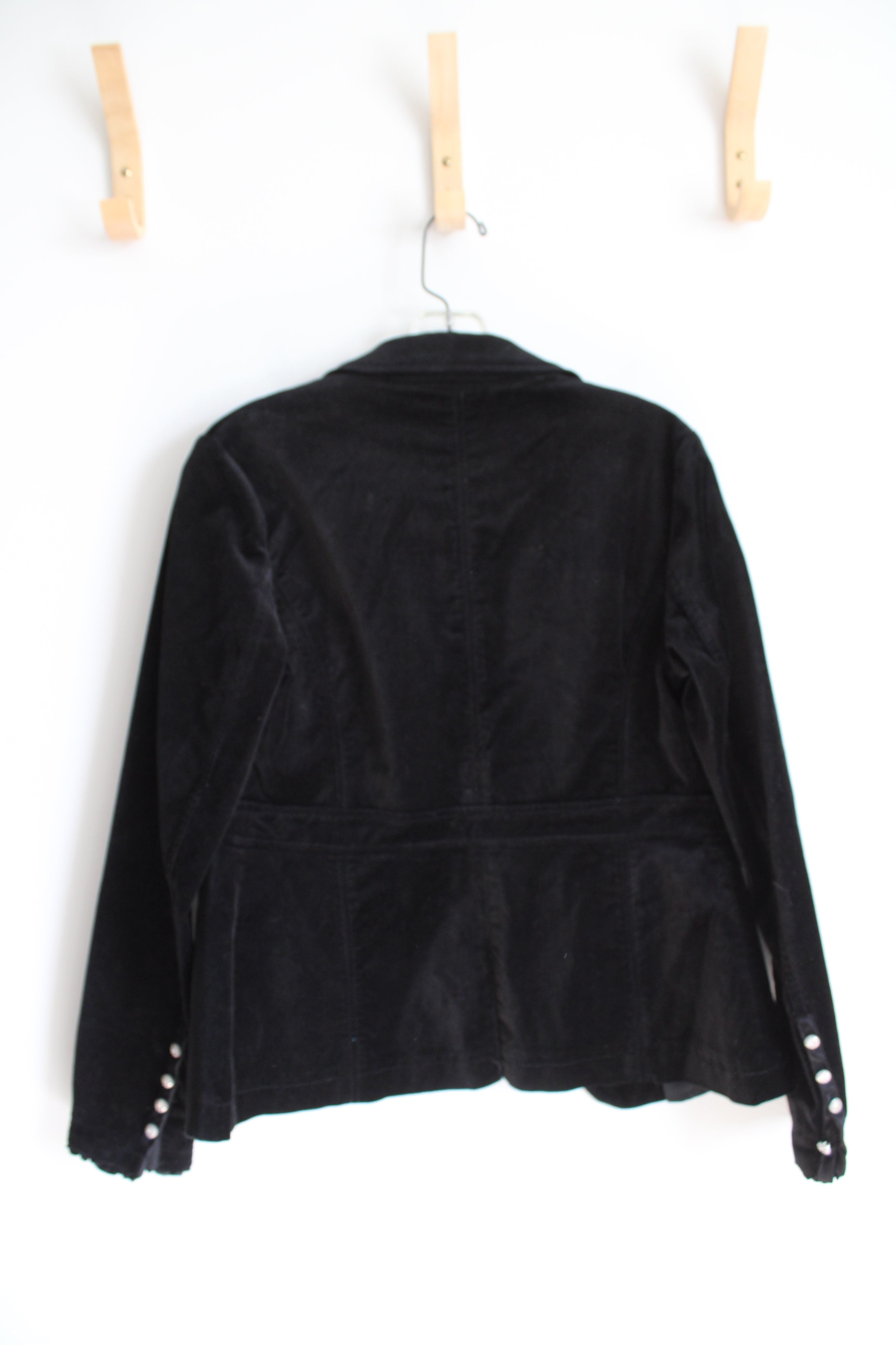 White House Black Market Black Velvet Blazer | 2
