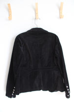 White House Black Market Black Velvet Blazer | 2