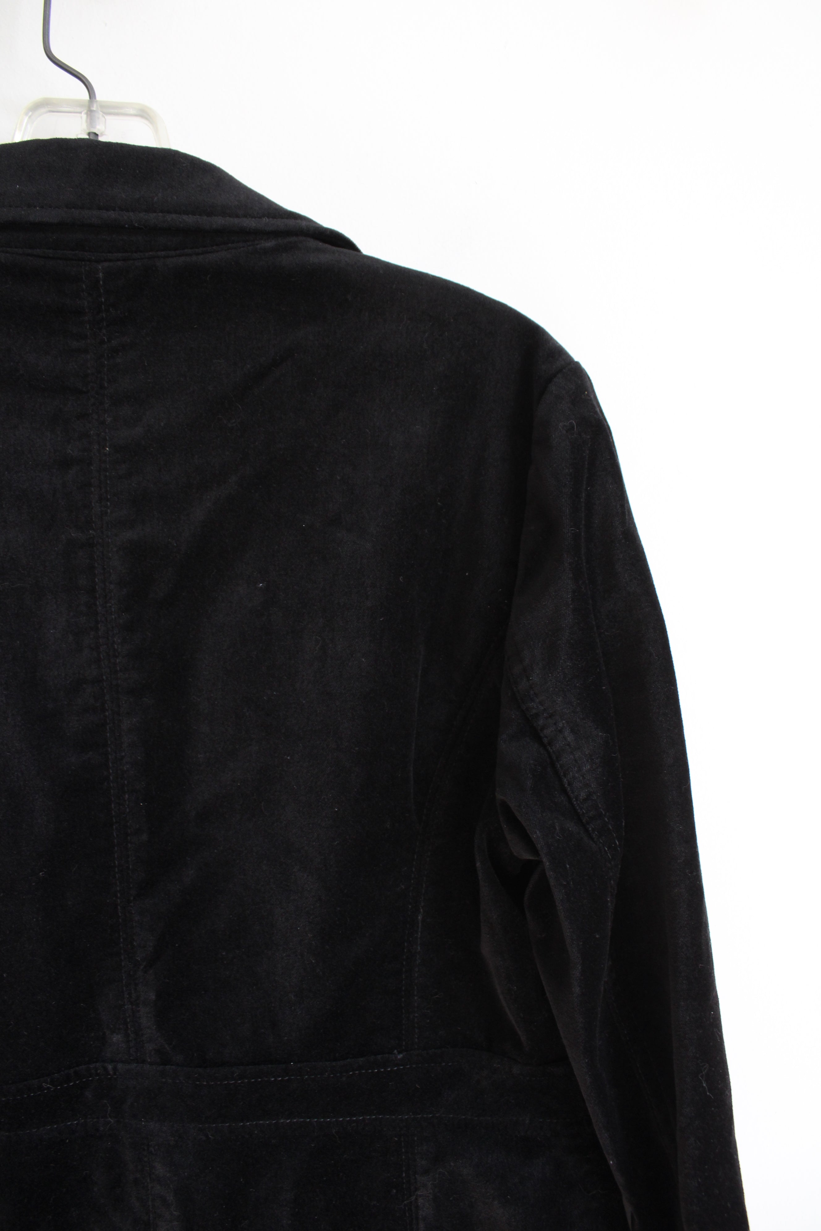 White House Black Market Black Velvet Blazer | 2