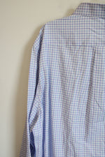 NEW Christian Aujard Performance Stretch Purple Plaid Button Down Regular Fit Shirt | 2XL 18-18 1/2 34/35 (Copy) (Copy)