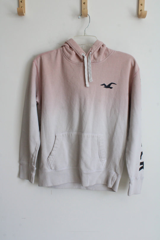 Hollister Pink Ombre Hoodie | XS