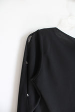 Ursula Black Sheer Cardigan | 10