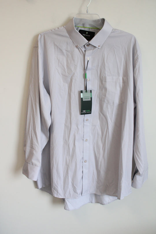 NEW Tom Baine Performance Collection Regular Fit Tan White Button Down Shirt | 2XL 18-18 1/2 34/35 (Copy)
