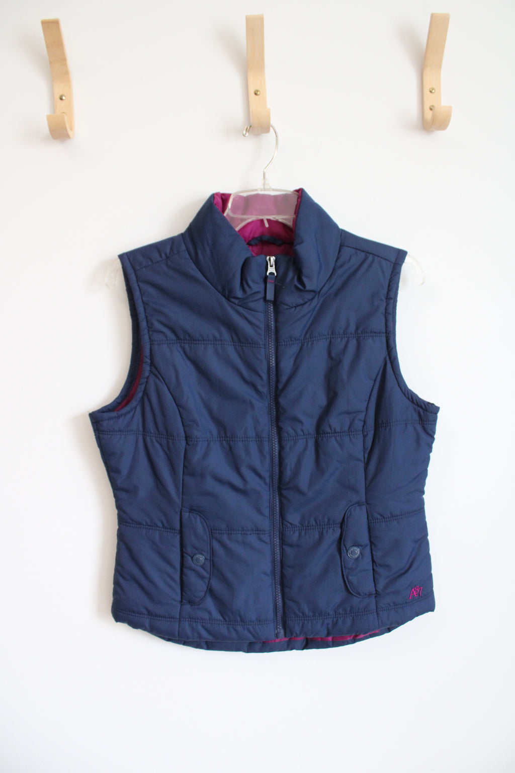 Aeropostale Navy Puffer Vest | M