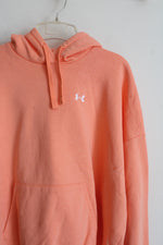 Under Armour Orange Fleece Lined Hoodie | L