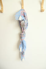 NEW J.Jill Blue & Purple Paisley Scarf