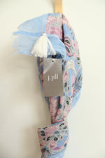 NEW J.Jill Blue & Purple Paisley Scarf