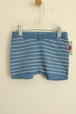 NEW Cloud Island blue and white striped knit shorts | 12 MO