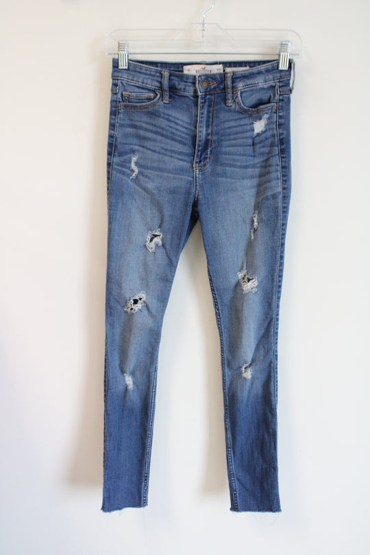Hollister High Rise Super Skinny Distressed Jeans | 1R