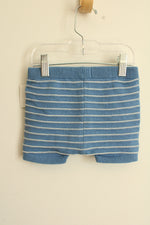 NEW Cloud Island blue and white striped knit shorts | 12 MO