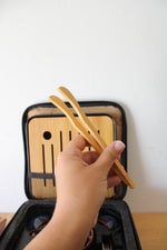 Asian Pottery Traveling Tea Set