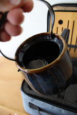 Asian Pottery Traveling Tea Set