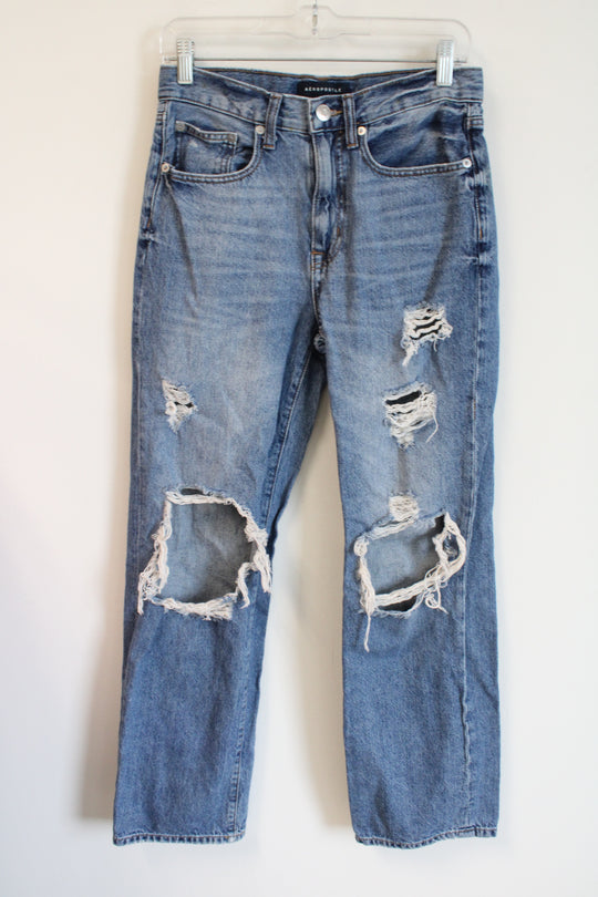 Aeropostale Low Rise Skater Distressed Jeans | 0R