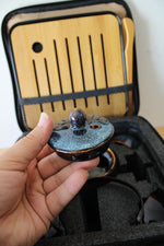 Asian Pottery Traveling Tea Set