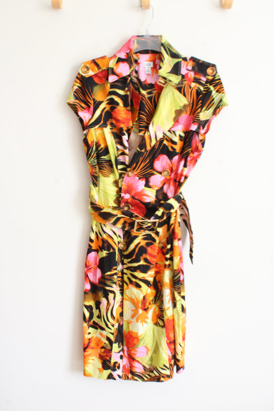 Cache Floral Belted Dress | 12