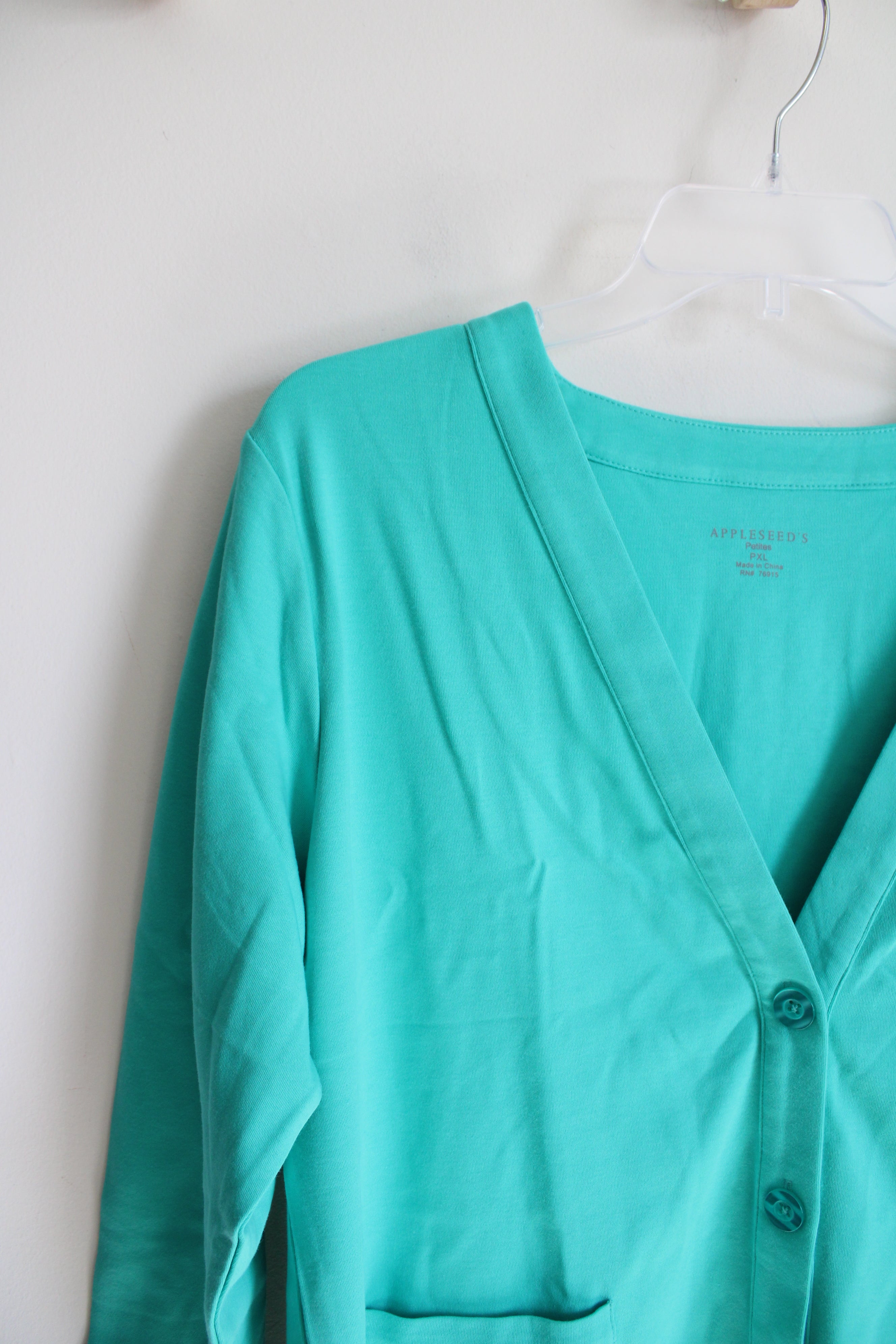 Appleseed's Teal Cardigan | XL Petite