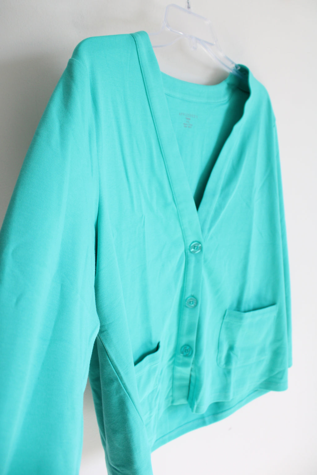 Appleseed's Teal Cardigan | XL Petite