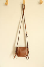 Coach Saddle Rivet Stud Pebbled Leather Dakota Mini Crossbody Swing Bag