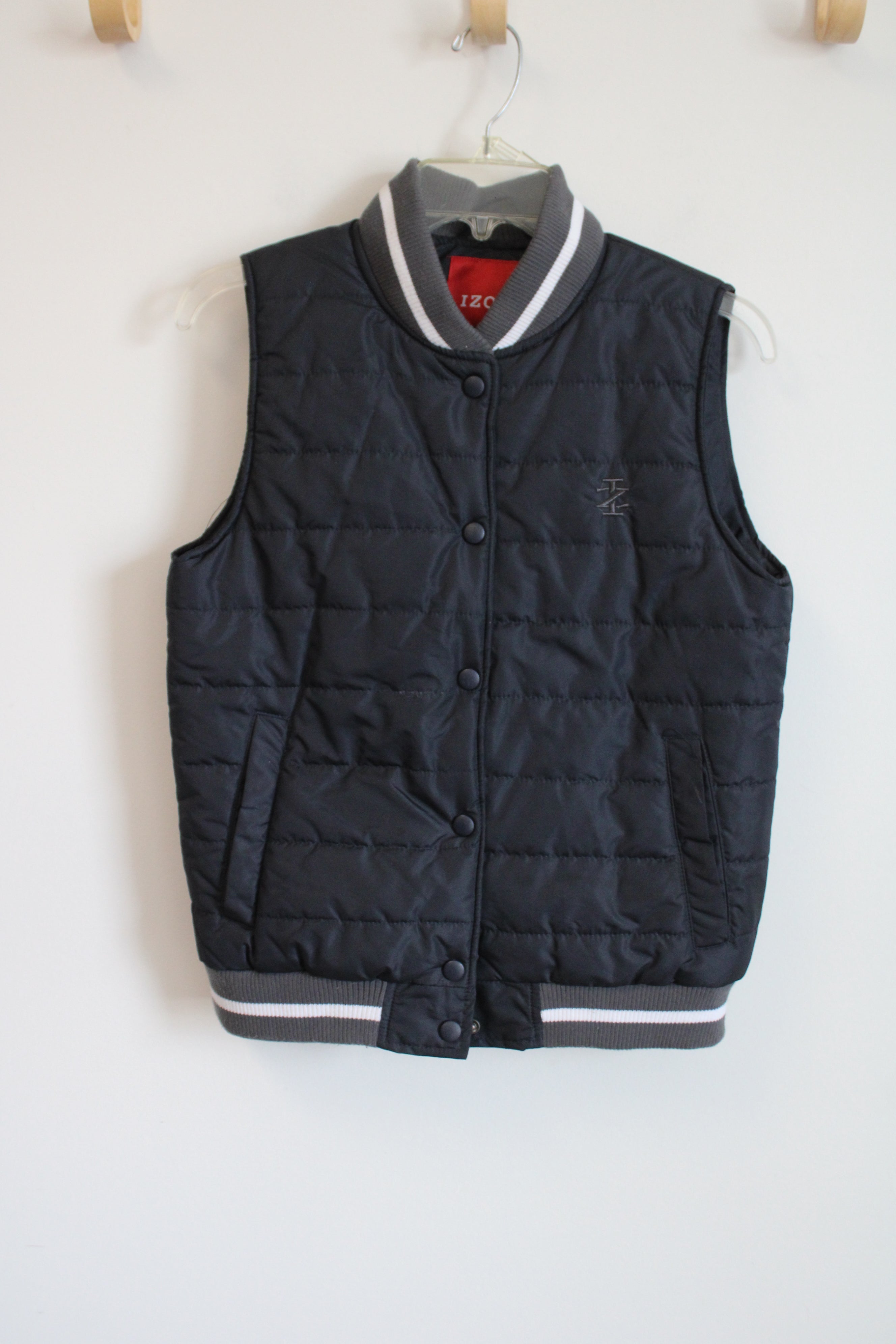 Izod Navy Blue Puffer Vest | S