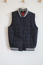 Izod Navy Blue Puffer Vest | S