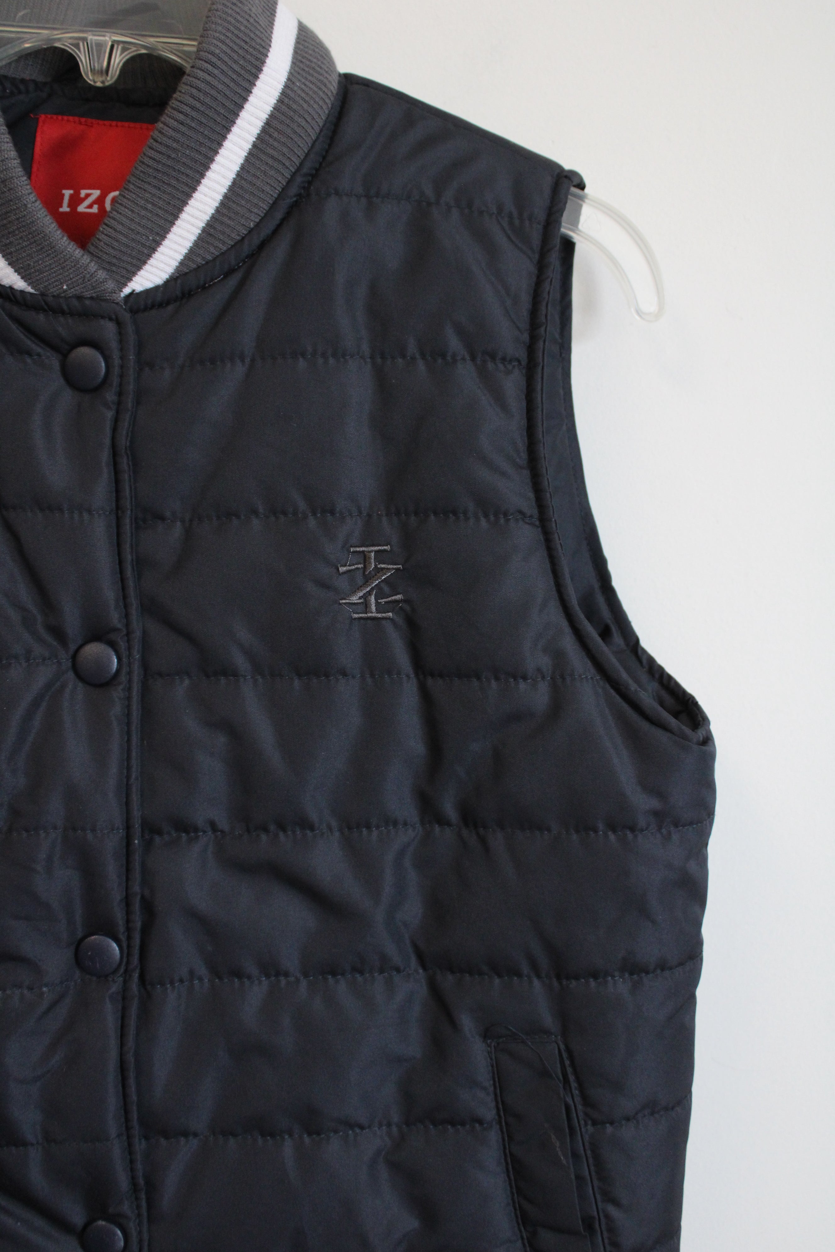 Izod Navy Blue Puffer Vest | S