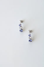 Sterling Silver Amethyst Stud Earrings
