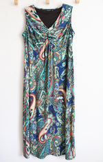 Notations Blue Paisley Maxi Dress | 1X