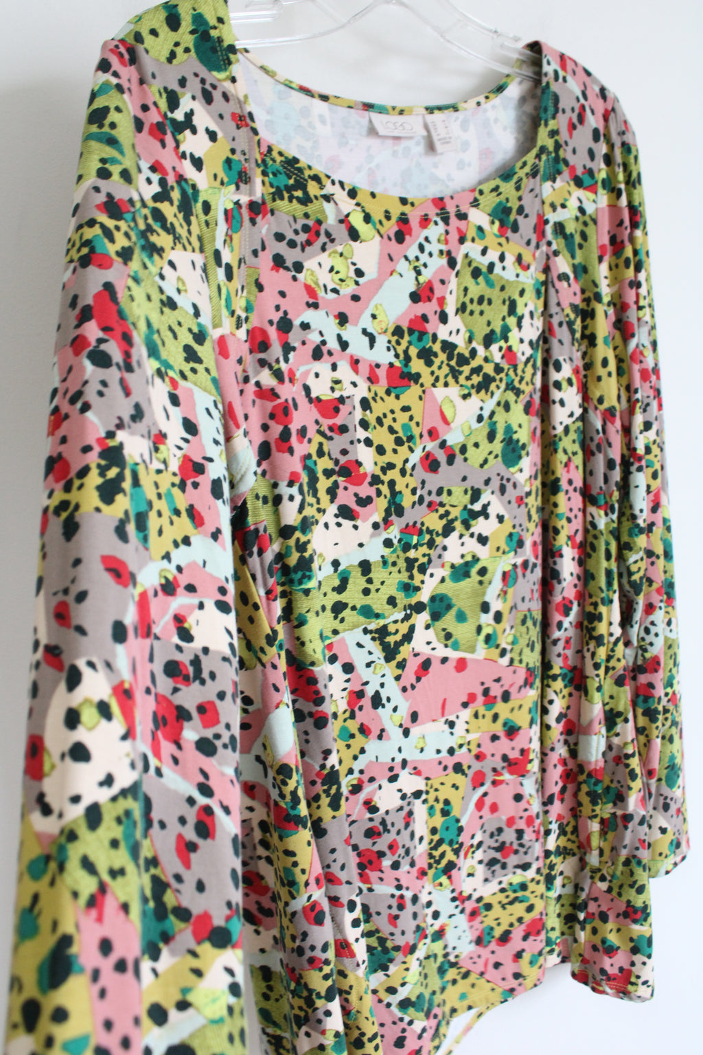 Logo Multi-Colored Patterned Long Sleeved Top | M