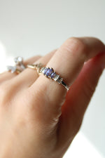 Amethyst Marquise 10K White Gold  Ring | Size 7