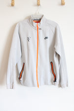 Nike RF Light Gray Zip Up Jacket | L
