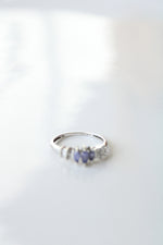 Amethyst Marquise 10K White Gold  Ring | Size 7