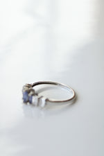 Amethyst Marquise 10K White Gold  Ring | Size 7