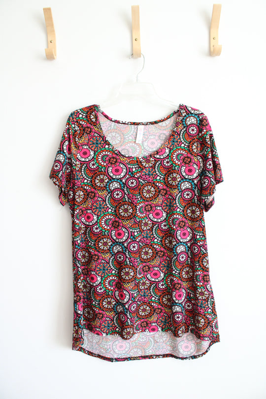LuLaRoe Multi-Colored Patterned Top | XL