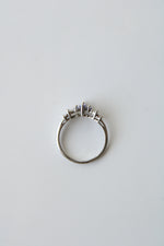 Amethyst Marquise 10K White Gold  Ring | Size 7