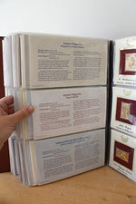 Golden Replicas Of United States Stamps 22kt Gold Album | 77 Stamps