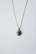 Amethyst Sterling Silver Necklace