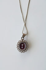 Amethyst Sterling Silver Necklace